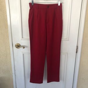 red slacks - NWT